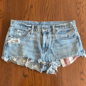 Denim & Supply Ralph Lauren American Flag Pocket Denim Shorts